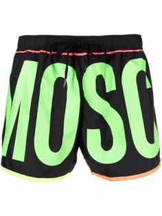 Moschino плавки-шорты с логотипом
