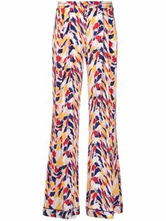 Missoni брюки палаццо с абстрактным принтом