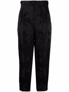 Saint Laurent жаккардовые брюки