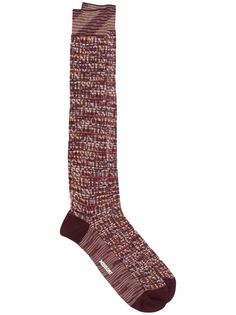 Missoni носки в технике кроше с логотипом