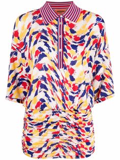 Missoni платье поло в полоску