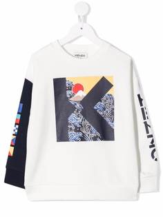 Kenzo Kids толстовка с графичным принтом