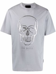 Philipp Plein футболка с принтом Skull