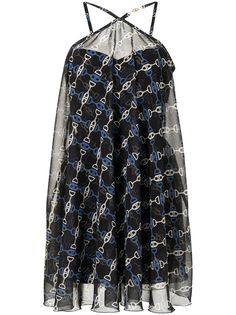 Elisabetta Franchi платье мини с вырезом халтер