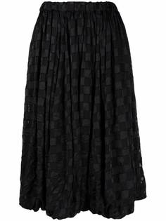 Comme Des Garçons фактурная юбка с завышенной талией