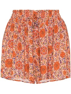 BOTEH шорты Selene с кулиской и цветочным принтом