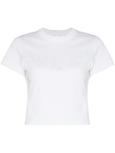 Alexander Wang футболка с вышитым логотипом
