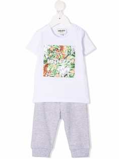 Kenzo Kids спортивный костюм с принтом