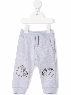 Kenzo Kids спортивные брюки с вышивкой
