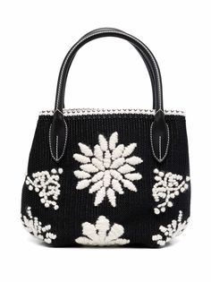 Ermanno Scervino сумка с цветочной вышивкой