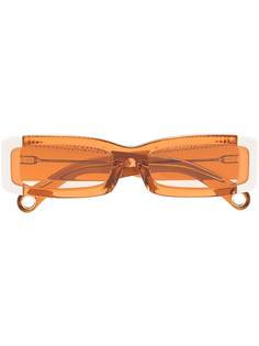 Jacquemus солнцезащитные очки Les Lunettes 97 в прямоугольной оправе