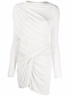 Rick Owens Lilies платье миди Phlegethon со сборками
