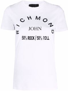 John Richmond футболка с логотипом