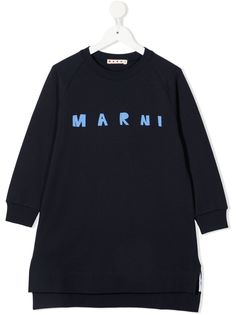 Marni Kids платье-толстовка с логотипом