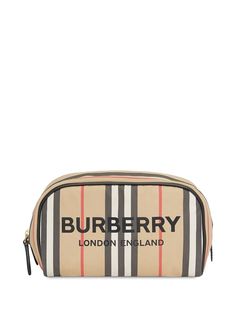 Burberry косметичка в полоску Icon Stripe