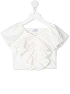 Monnalisa блузка с оборками