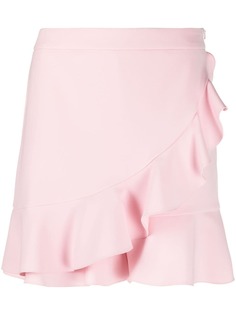 Boutique Moschino юбка-шорты с завышенной талией и оборками