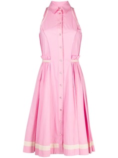 Moschino платье-рубашка без рукавов