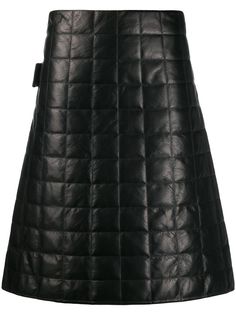 Bottega Veneta стеганая юбка