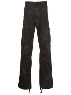 Carhartt WIP прямые брюки с камуфляжным принтом