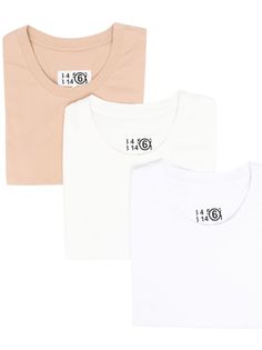 MM6 Maison Margiela комплект из трех футболок