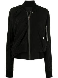 Rick Owens куртка бомбер с высоким воротником
