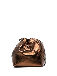 Jil Sander сумка на плечо с эффектом металлик