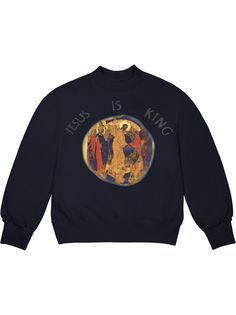 Kanye West толстовка Jesus Is King с круглым вырезом
