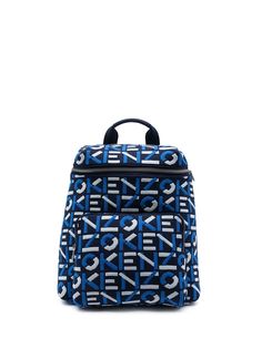 Kenzo жаккардовый рюкзак с монограммой