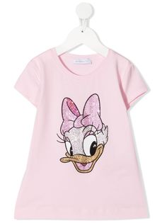 Monnalisa футболка Daisy со стразами