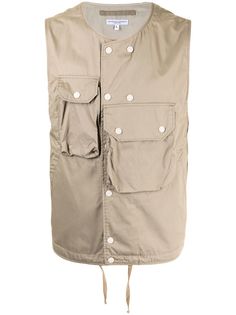 Engineered Garments жилет с накладными карманами