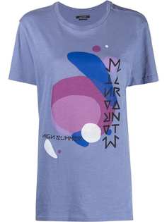 Isabel Marant футболка с абстрактным принтом