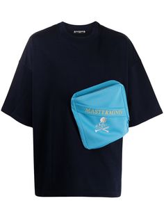 Mastermind World футболка с карманом на молнии