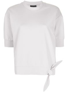 Emporio Armani джемпер с короткими рукавами и завязками