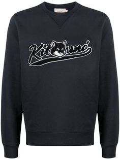 Maison Kitsuné толстовка с нашивкой-логотипом