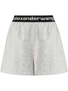 Alexander Wang спортивные шорты с логотипом на поясе