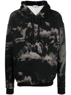 Family First худи с принтом и вышитым логотипом