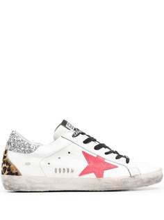 Golden Goose кеды с нашивками