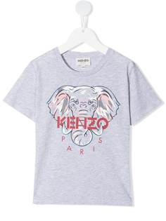 Kenzo Kids футболка с принтом