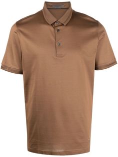 Corneliani рубашка поло с короткими рукавами