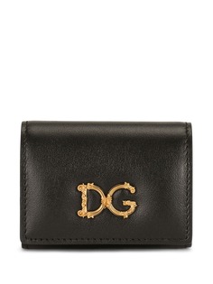 Dolce & Gabbana клатч на кнопке с логотипом
