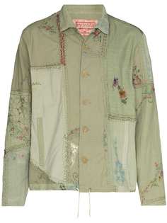 By Walid куртка-рубашка Jono с цветочной вышивкой