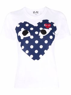 Comme Des Garçons Play футболка с логотипом
