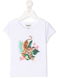 Kenzo Kids футболка с принтом