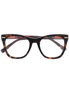 MISSONI EYEWEAR очки в квадратной оправе черепаховой расцветки