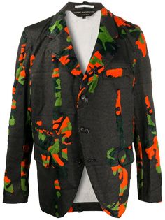 Comme Des Garçons Homme Plus пиджак с камуфляжным принтом
