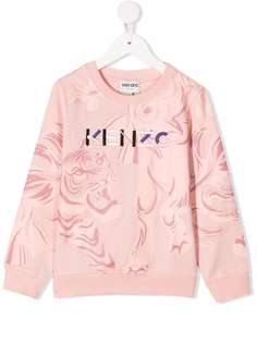 Kenzo Kids толстовка с вышитым логотипом