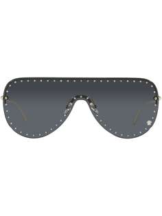 Versace Eyewear солнцезащитные очки-маска VE2230B