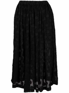 Comme Des Garçons юбка в горох с завышенной талией