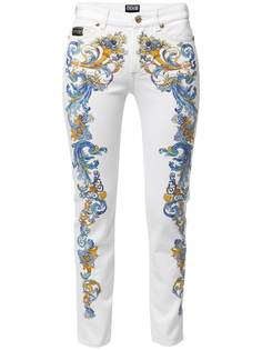 Versace Jeans Couture джинсы скинни с принтом